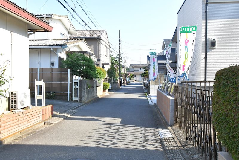 川越市笠幡 現地写真（前面道路含む現地写真）