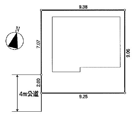 川越市今成1丁目　中古戸建 区画図