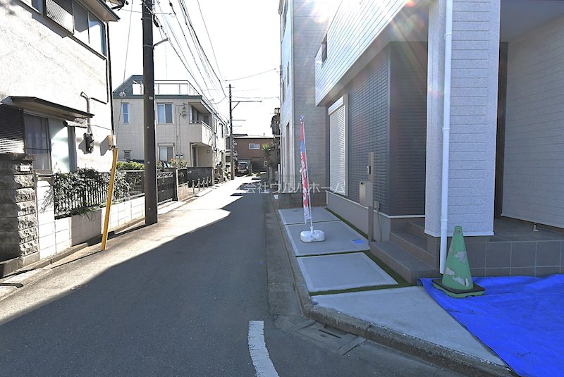 川越　氷川町R6-A号棟  現地写真（前面道路含む現地写真）