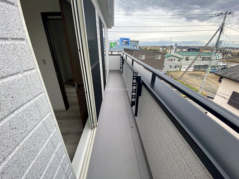 川越　氷川町R6-A号棟  現地写真（バルコニー）