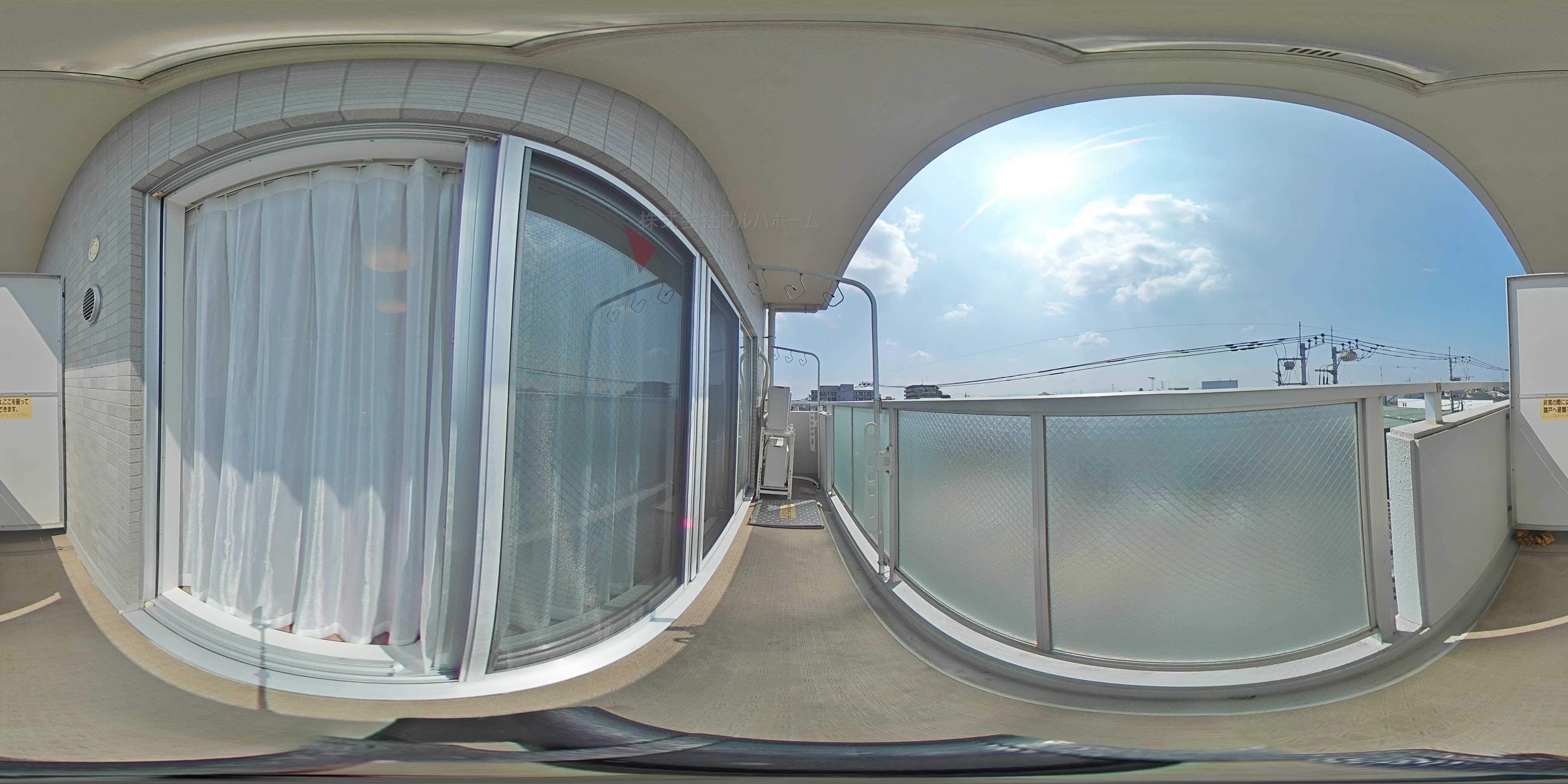鶴ヶ島駅通りダイカンプラザ   現地写真（バルコニー）