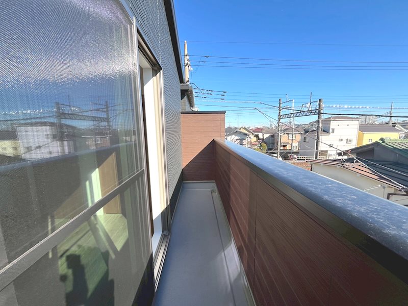 川越市稲荷町 新築戸建 現地写真（バルコニー）