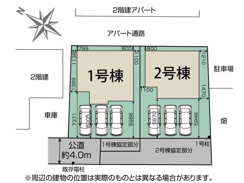 川越市大塚2丁目　2号棟        区画図
