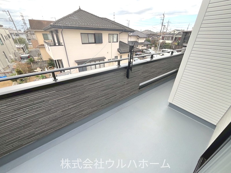 川越市大塚2丁目　2号棟        現地写真（バルコニー）