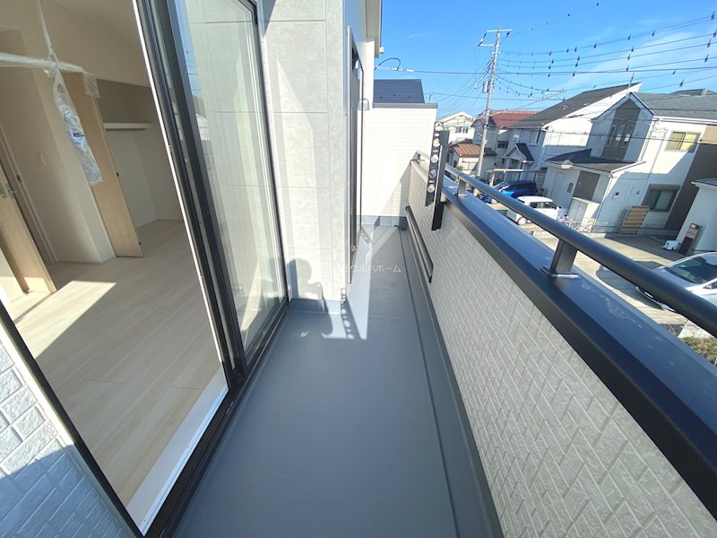川越市今成2丁目　3号棟        現地写真（バルコニー）