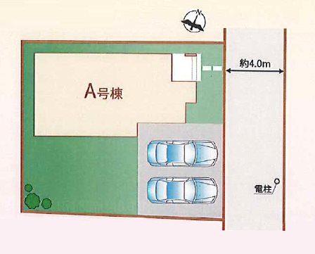 狭山市水野1012番　A号棟 航空写真
