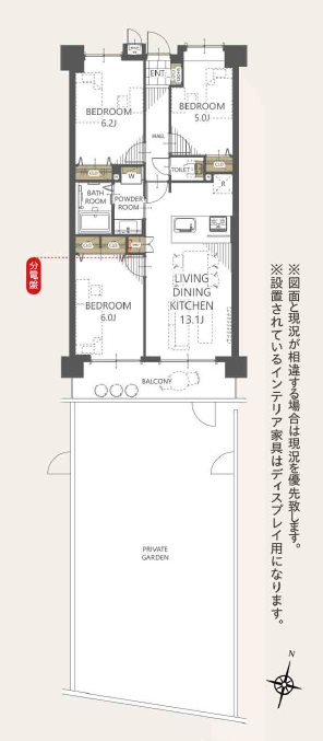 フォルテコート若葉    間取図・土地図