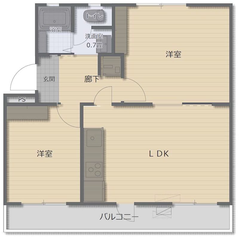 狭山台団地2街区14号棟  間取図・土地図