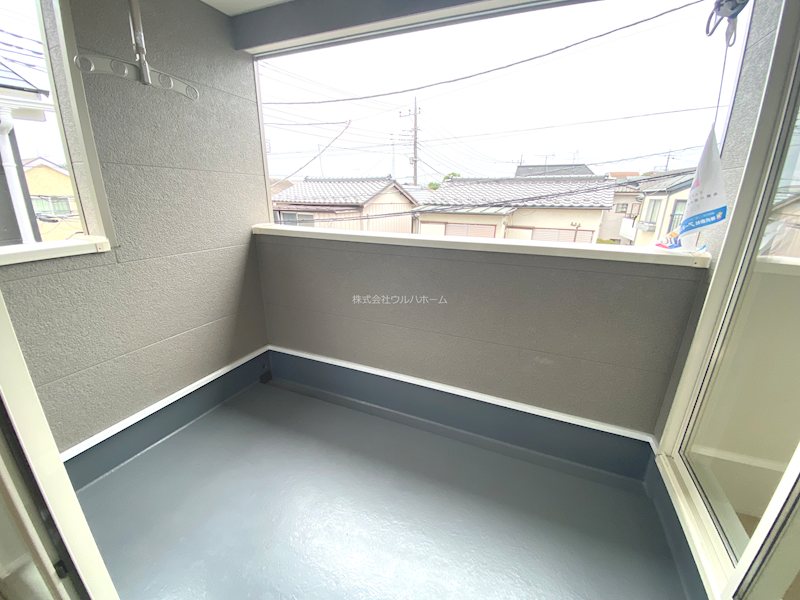 川越市寺尾第17　4号棟  現地写真（バルコニー）