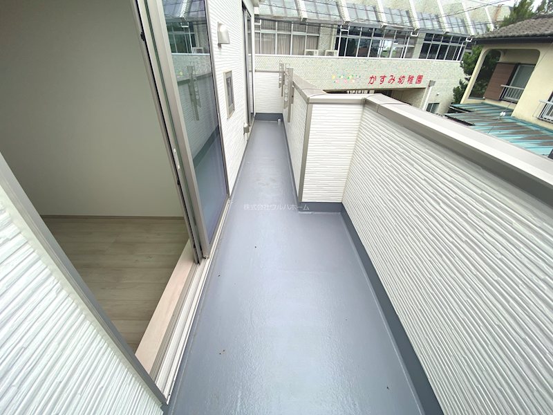 川越市安比奈新7番　A号棟  現地写真（バルコニー）
