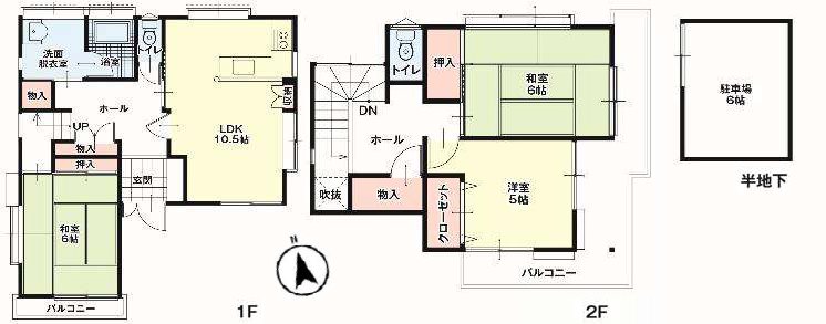 HMH坂戸市西坂戸1期　中古戸建 間取図・土地図