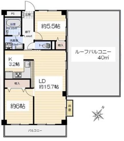 ハイマート川越　   間取図・土地図