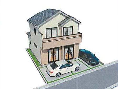 川越市木野目1861番　A号棟  完成予想図（外観）