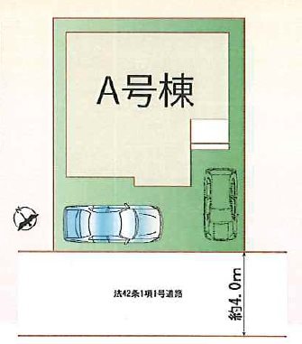 川越市木野目1861番　A号棟  区画図