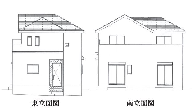 狭山水野45期　A号棟    完成予想図（外観）