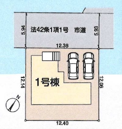 狭山市北入曽第5　1号棟   区画図