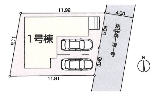 ふじみ野亀久保第二　1号棟  区画図