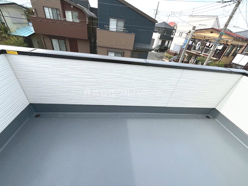 ふじみ野市元福岡3期　1号棟 現地写真（バルコニー）