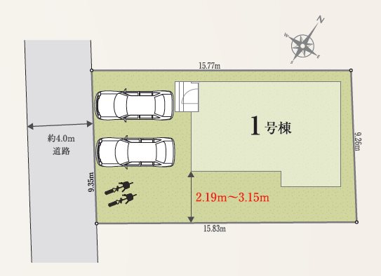 狭山北入曽　第2期　1号棟    区画図