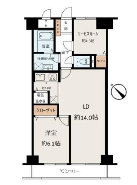 新狭山パークハイツ   間取図・土地図