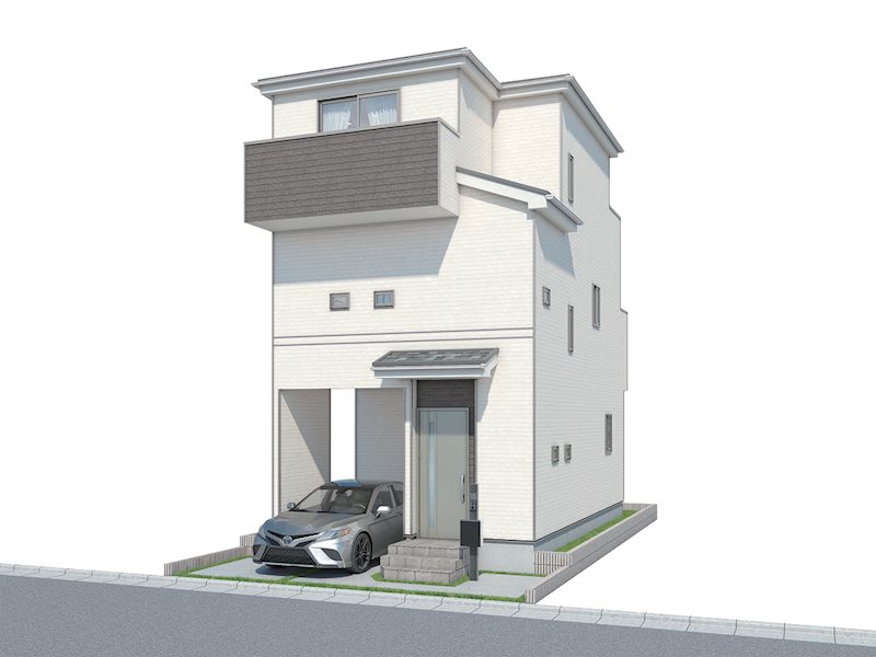 川越清水町　第1期　1号棟        完成予想図（外観）