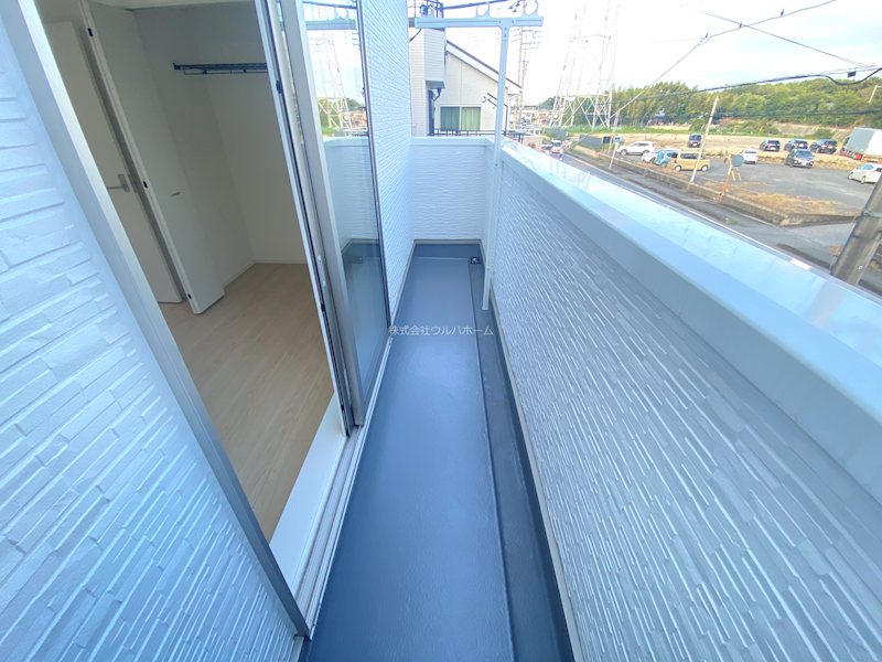 鶴ヶ島市富士見　第1　1号棟  現地写真（バルコニー）