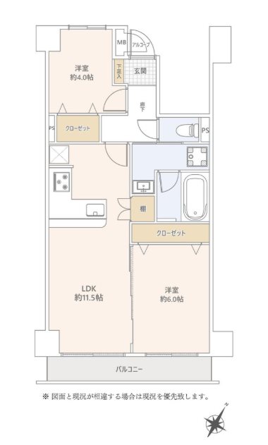 ストークマンション川越  間取図・土地図