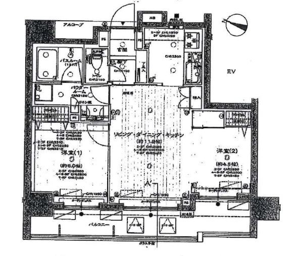 ランドシティ本川越クレア 間取図・土地図