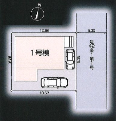 鶴ヶ島脚折第二十七　1号棟    区画図