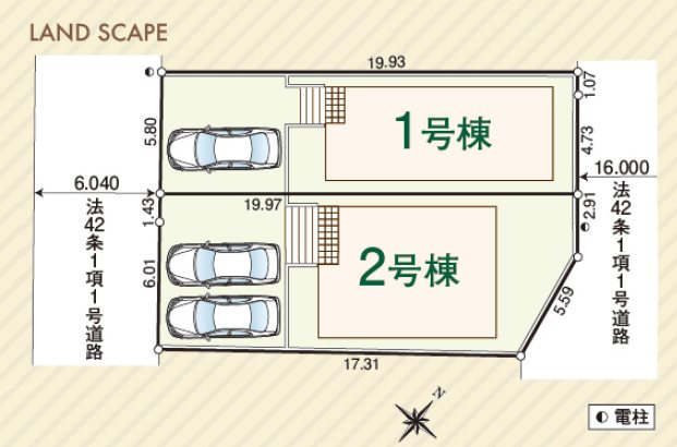 狭山市狭山台　第16　2号棟  区画図