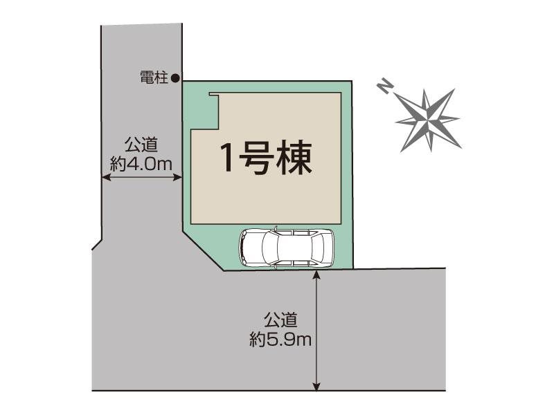 川越市岸町2丁目  区画図