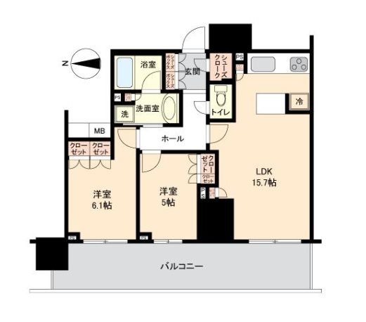 パークホームズ川越新富町アドーア 間取図・土地図