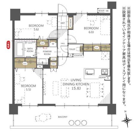 レーベンリヴァーレ坂戸リッツ 間取図・土地図