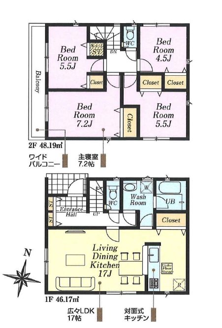川越市砂第19　4号棟 現地写真
