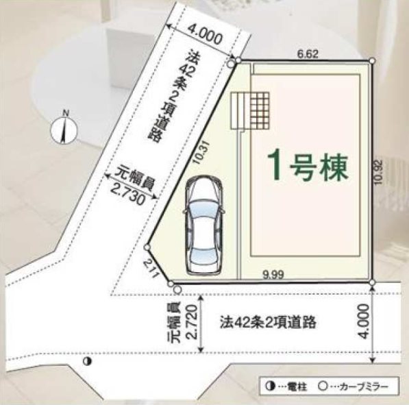狭山市入間川第25　1号棟   区画図