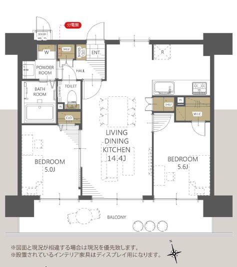アイディスクエア川越新富町  間取図・土地図