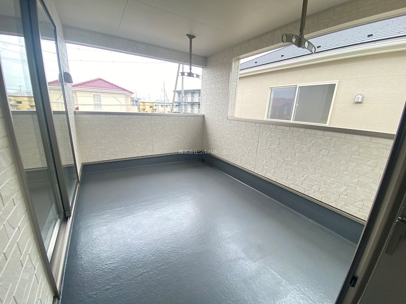 川越市新宿町　第8　4号棟 現地写真（バルコニー）
