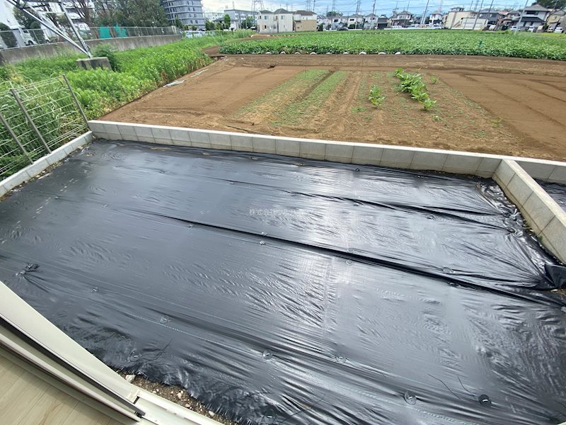 川越市新宿町　第8　5号棟  現地写真（庭）