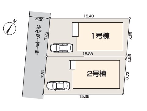 狭山市水野第3　2号棟     区画図