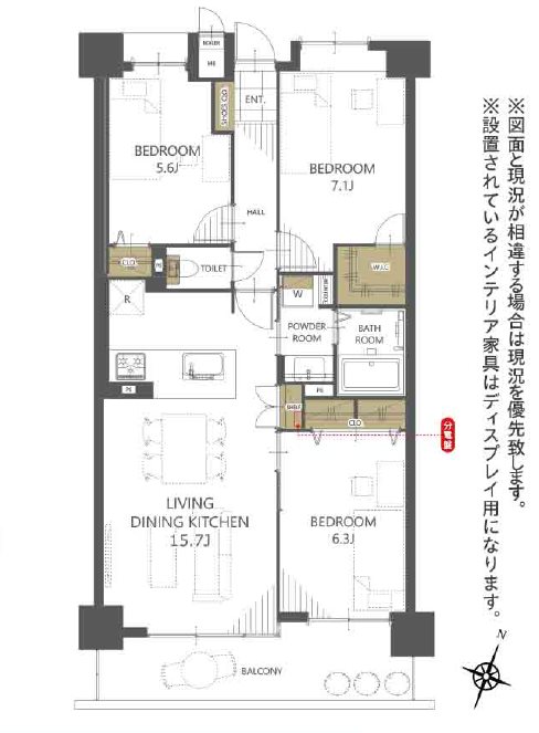 埼玉県川越市脇田本町 間取図・土地図