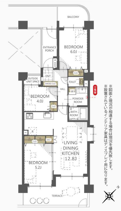 アーベイン川越南大塚キッズプレース　    間取図・土地図