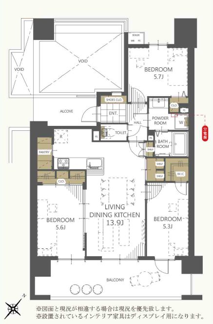 レクセルプラザ若葉  間取図・土地図