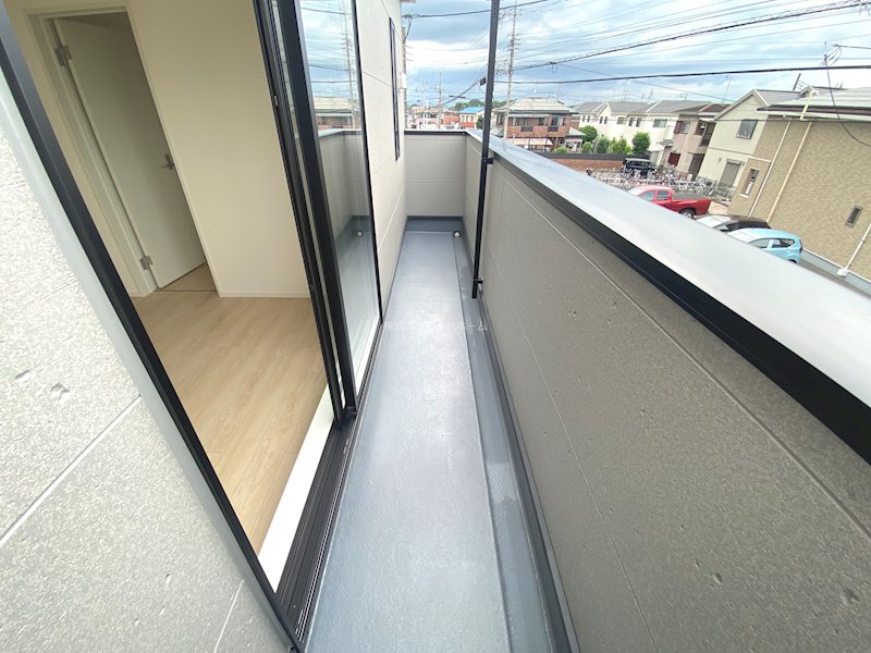 鶴ヶ島市中新田　第6　1号棟   現地写真（バルコニー）