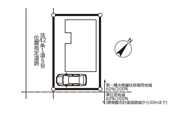 川越広栄町（独立戸建） 区画図
