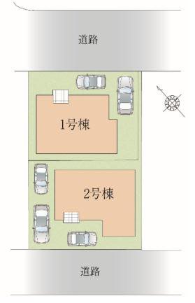 ふじみ野市元福岡2期　2号棟　 区画図