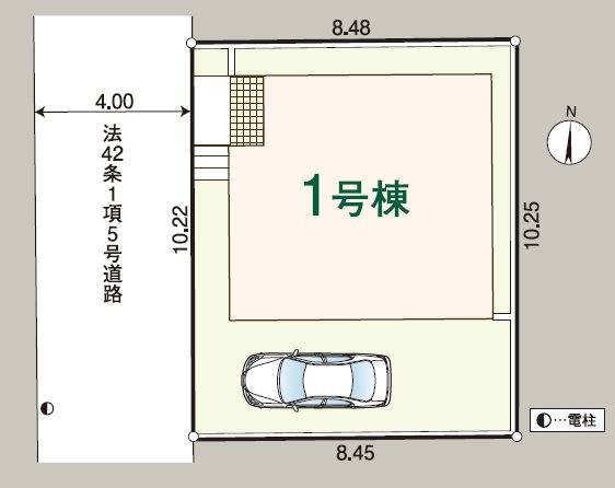 川越市下新河岸　第2　1号棟  区画図