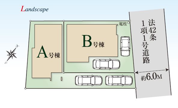 川越砂新田　A号棟   区画図