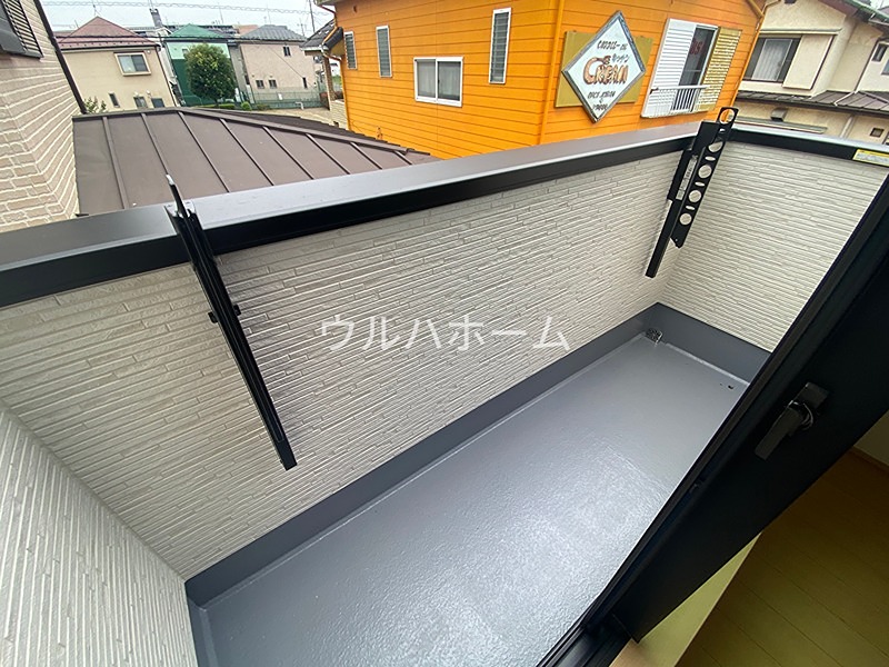 川越砂新田　A号棟   現地写真（バルコニー）