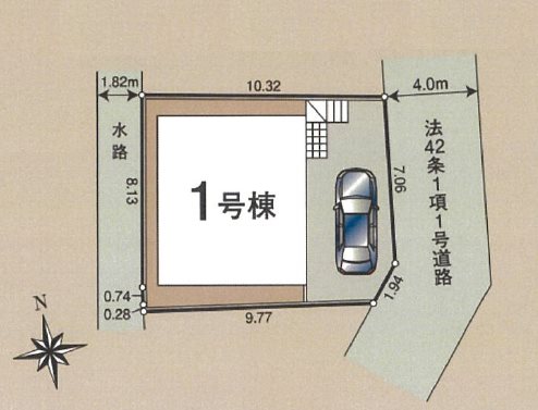 川越市仙波町第3　1号棟    区画図