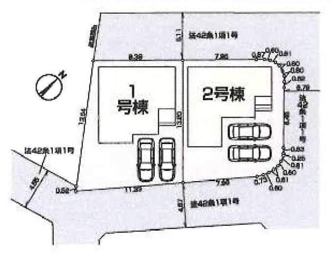 ふじみ野元福岡第四　1号棟   区画図